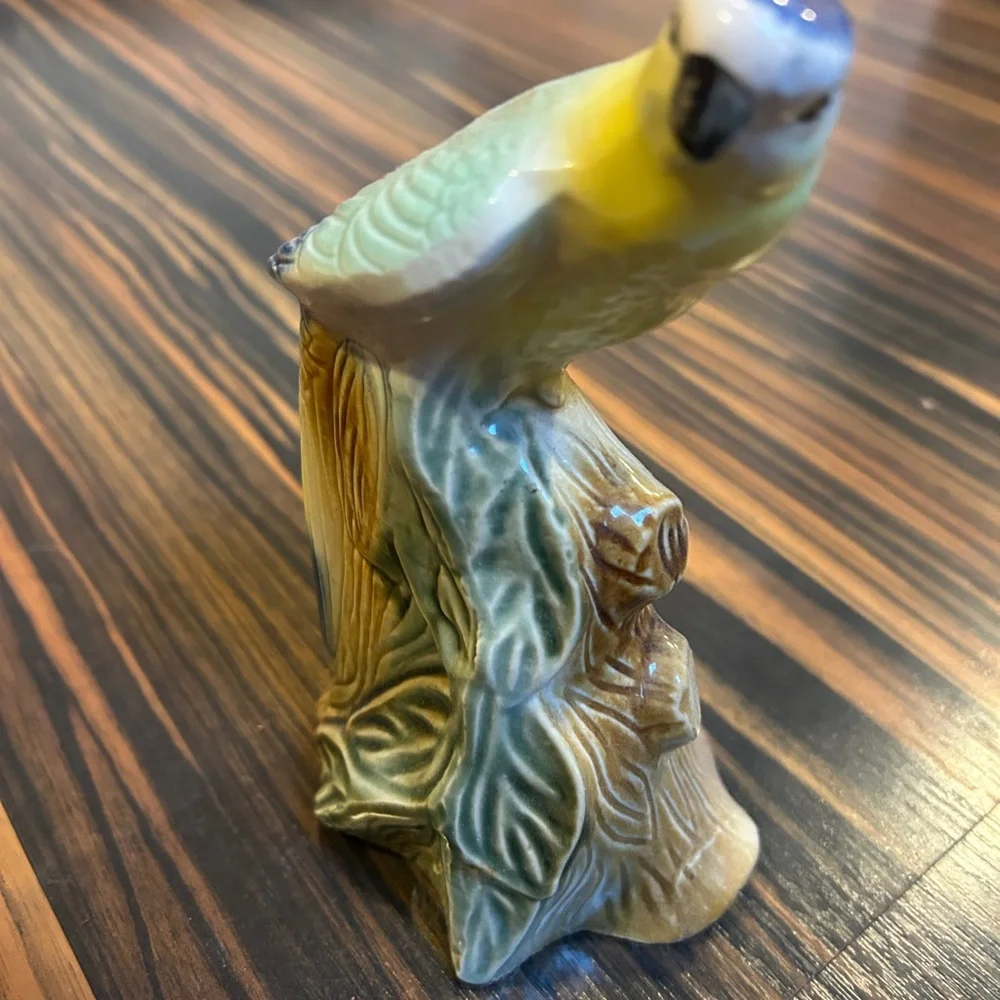 Colorful Parrot Parakeet 🦜Ceramic Figurine 6.5” - Picture 4 of 11
